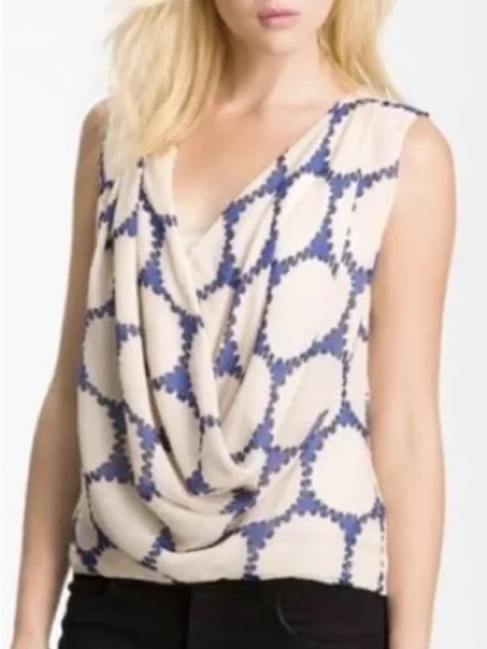 Diane Von Furstenberg Rina Silk Top